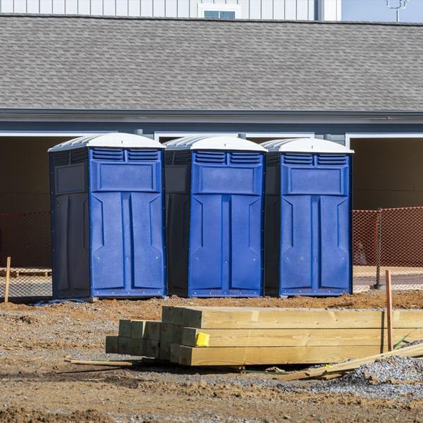 Heavy-duty construction site porta potty in Wilson, North Carolina